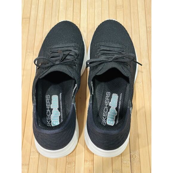 Skechers Black and White Women's Sneakers - Picture 11 of 11